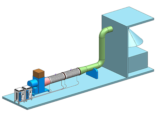Chauffage par Induction pour l'Équipement de Séchage à Air Chaud