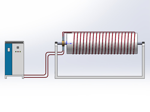 Chauffage par Induction pour le Séchoir à Tambour Rotatif 