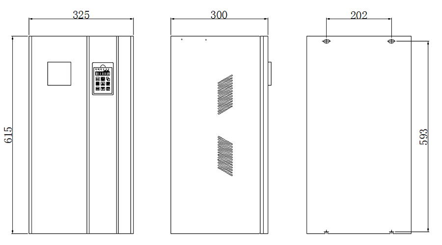 Source de Puissance de Chauffage par Induction de 40 à 80kW (générateur ou convertisseur mural)