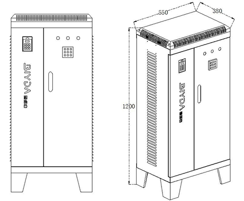 Source de Puissance de Chauffage par Induction de 100 à 160kW (générateur ou convertisseur au sol)