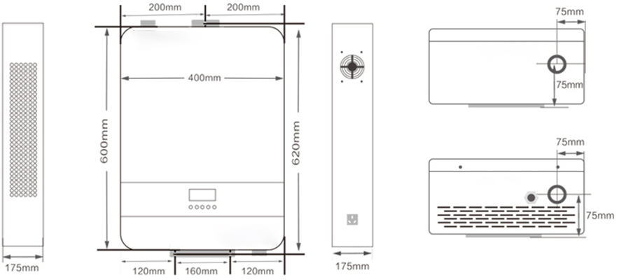 Chaudière de Chauffage Central par Induction 6 à 20kW